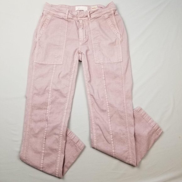 Anthropologie Pants - Anthropologie The Wanderer Pink Straight Pants